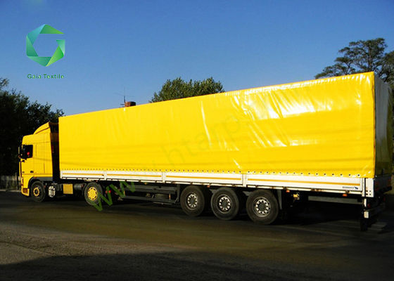 Hochleistungsplane pVC-1100gsm, vorhang-Vinyl-Polyester-Planen-LKW der Reißfestigkeits-500N Seiten